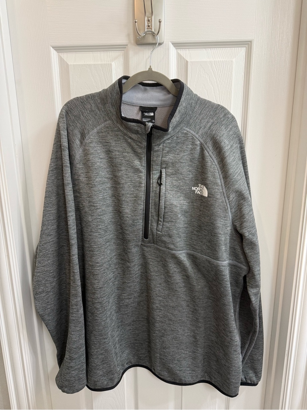 The North Face Men's Gray Half-Zip Sweater